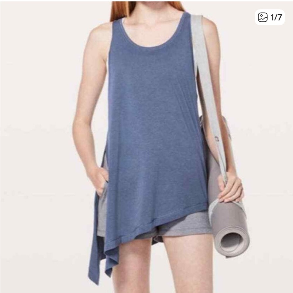Lululemon Blue To the Point Tank Top